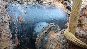 Wasserrohrbruch Erfweiler-Ehlingen