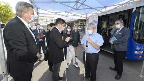 Auftaktveranstaltung am 9.9.2020 am Busbetriebshof 