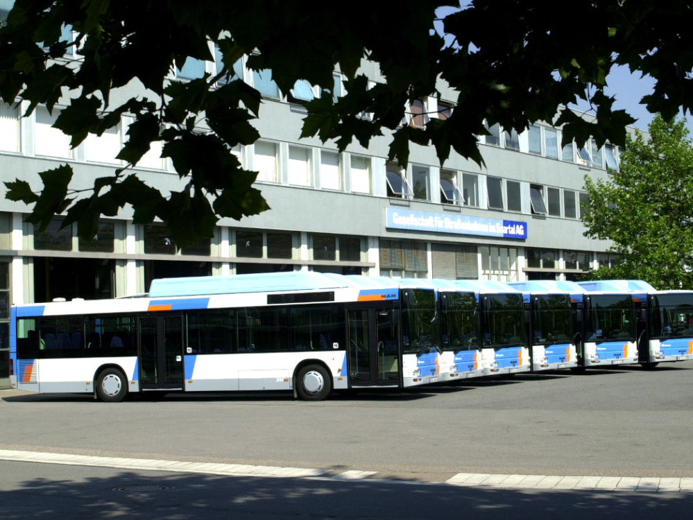 Die neuen Erdgasbusse der Saartal-Linien, 2000er Jahre Die neuen Erdgasbusse der Saartal-Linien, 2000er Jahre