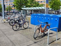 Hauptbahnhof - neben Fahrradboxen