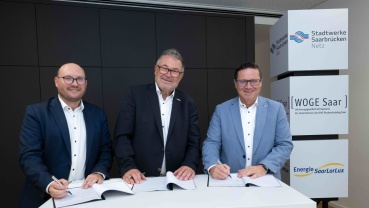 LOI WOGE Saar, Energie SaarLorLux sowie Stadtwerke Saarbrücken Image
